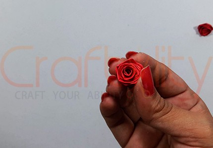 Quilling rose clearance ring