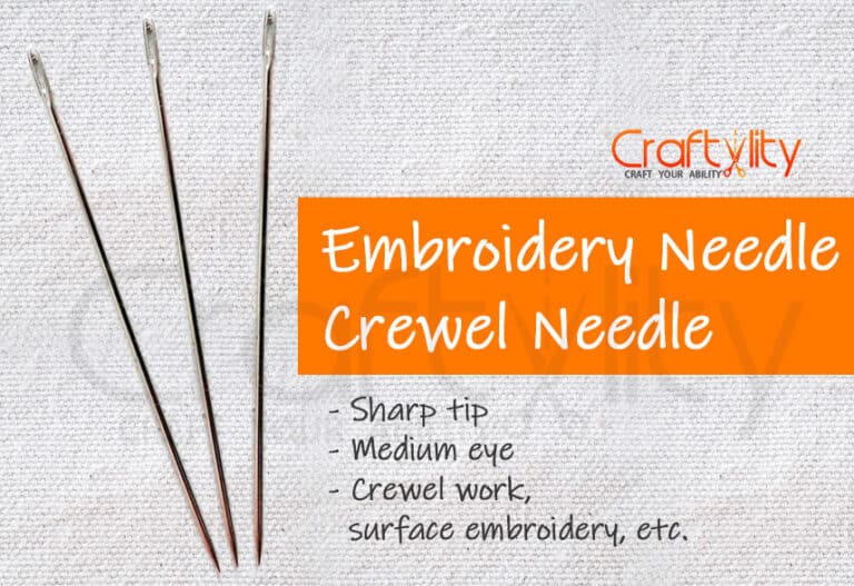 What Needle To Use For Hand Embroidery? 8 Best Types To Choose From